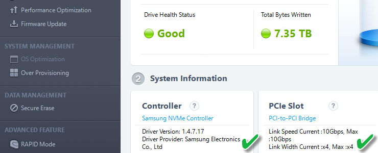 how to install samsung nvme driver on windows 7 os