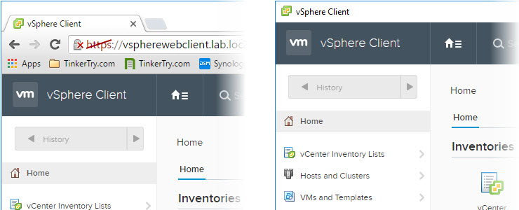 vsphere 6.0 client plugin with chrome
