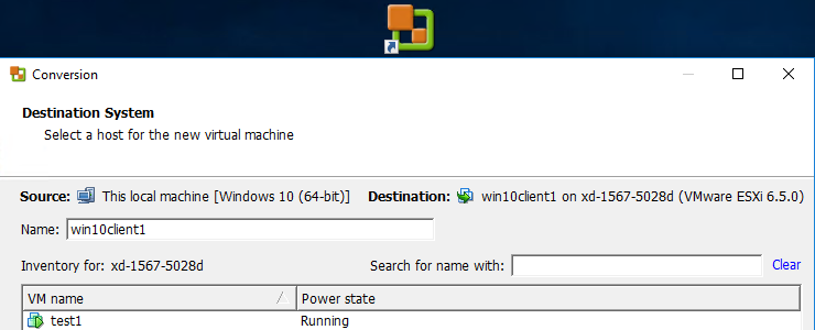 vmware vcenter converter standalone permission to perform this operation was denied